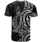 New Zealand Hammerhead Shark T Shirt Maori Haehae Mangopare Black - Aussie Hoodie