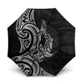 New Zealand Hammerhead Shark Umbrella Maori Haehae Mangopare Black - Aussie Hoodie