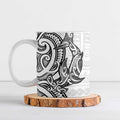 New Zealand Hammerhead Shark Ceramic Mug Maori Haehae Mangopare White - Aussie Hoodie
