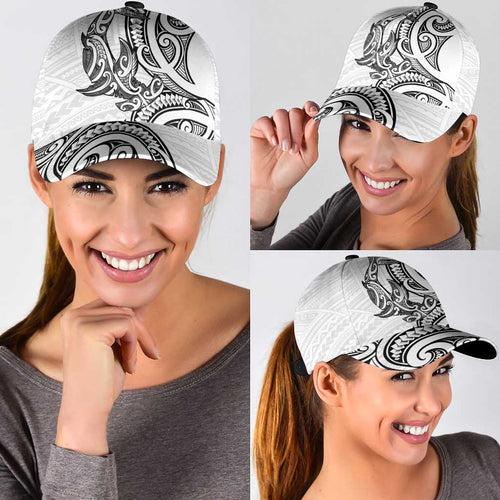 New Zealand Hammerhead Shark Classic Cap Maori Haehae Mangopare White - Aussie Hoodie