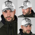 New Zealand Hammerhead Shark Classic Cap Maori Haehae Mangopare White - Aussie Hoodie