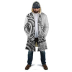 New Zealand Hammerhead Shark Cloak Maori Haehae Mangopare White - Aussie Hoodie