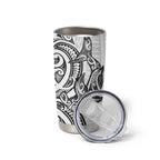 New Zealand Hammerhead Shark Tumbler Cup Maori Haehae Mangopare White - Aussie Hoodie