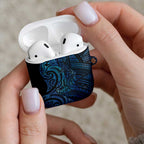 New Zealand Hammerhead Shark AirPods Case Maori Haehae Mangopare Galaxy - Aussie Hoodie