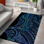 New Zealand Hammerhead Shark Area Rug Maori Haehae Mangopare Galaxy - Aussie Hoodie