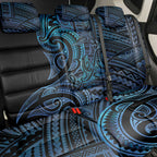New Zealand Hammerhead Shark Back Car Seat Cover Maori Haehae Mangopare Galaxy - Aussie Hoodie