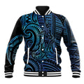 New Zealand Hammerhead Shark Baseball Jacket Maori Haehae Mangopare Galaxy - Aussie Hoodie