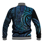 New Zealand Hammerhead Shark Baseball Jacket Maori Haehae Mangopare Galaxy - Aussie Hoodie