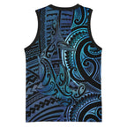 New Zealand Hammerhead Shark Basketball Jersey Maori Haehae Mangopare Galaxy - Aussie Hoodie