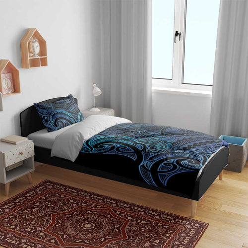New Zealand Hammerhead Shark Bedding Set Maori Haehae Mangopare Galaxy - Aussie Hoodie