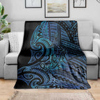 New Zealand Hammerhead Shark Blanket Maori Haehae Mangopare Galaxy - Aussie Hoodie