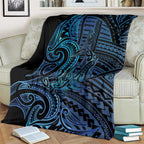 New Zealand Hammerhead Shark Blanket Maori Haehae Mangopare Galaxy - Aussie Hoodie