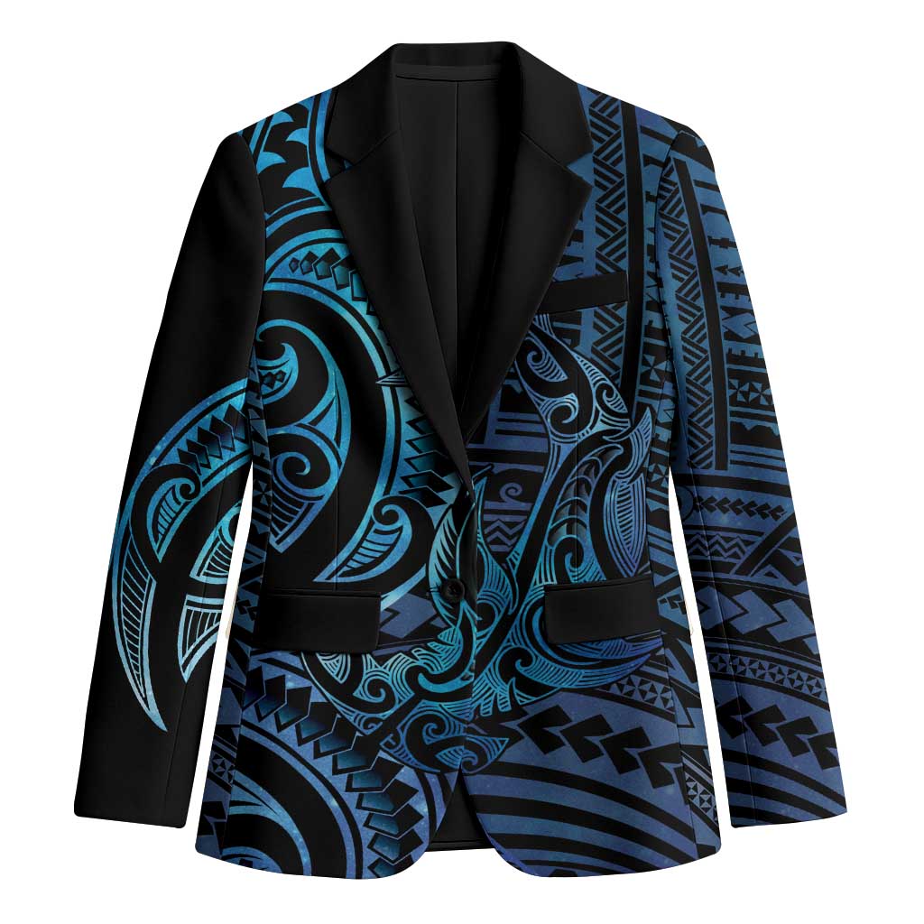 New Zealand Hammerhead Shark Blazer Maori Haehae Mangopare Galaxy - Aussie Hoodie
