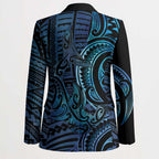 New Zealand Hammerhead Shark Blazer Maori Haehae Mangopare Galaxy - Aussie Hoodie