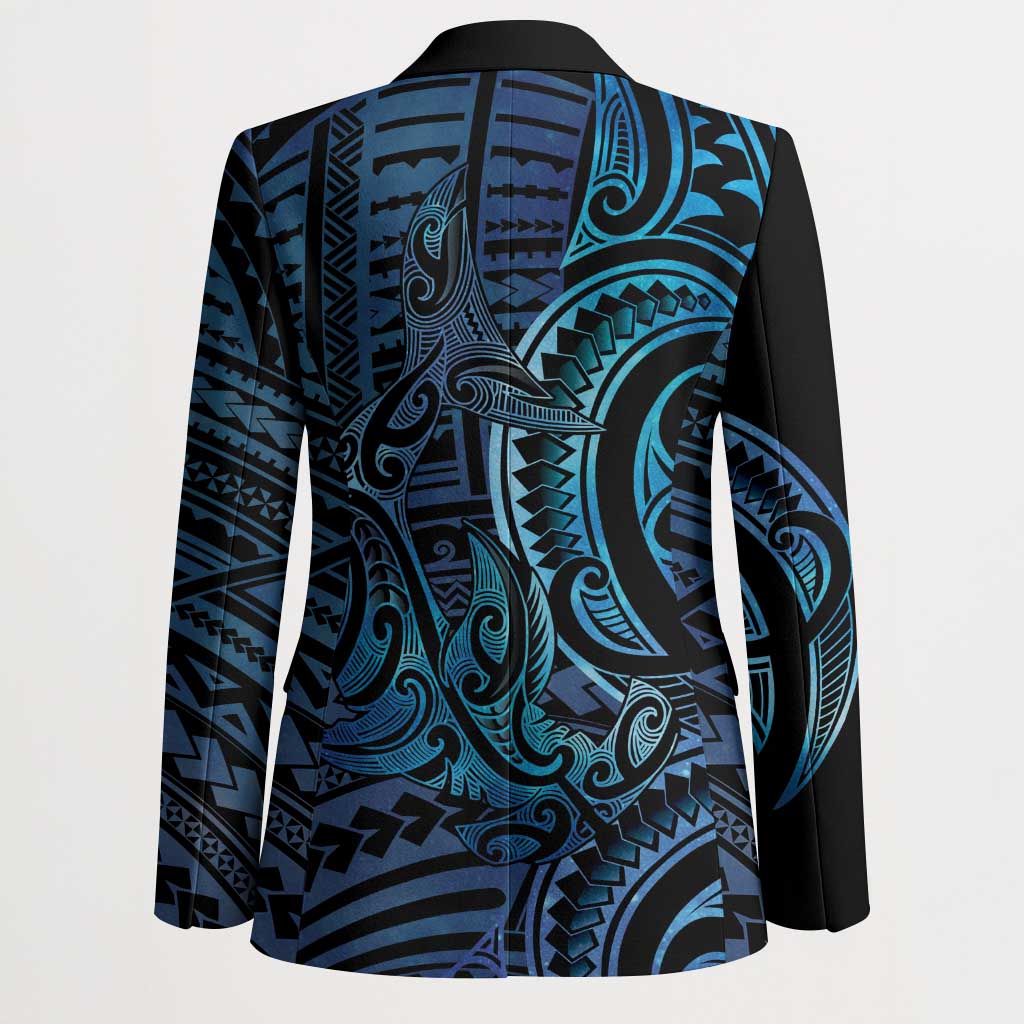 New Zealand Hammerhead Shark Blazer Maori Haehae Mangopare Galaxy - Aussie Hoodie