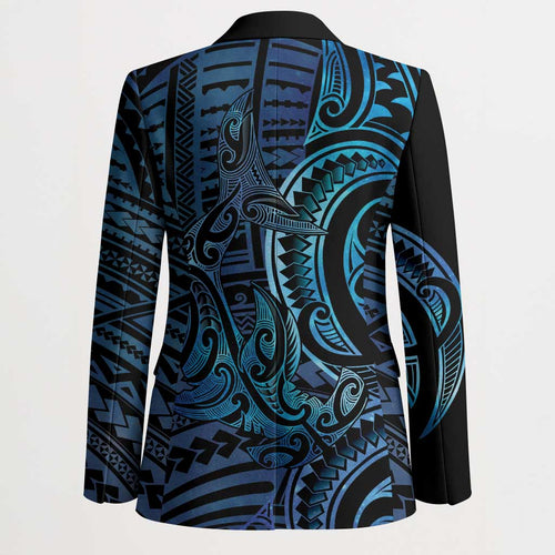 New Zealand Hammerhead Shark Blazer Maori Haehae Mangopare Galaxy - Aussie Hoodie