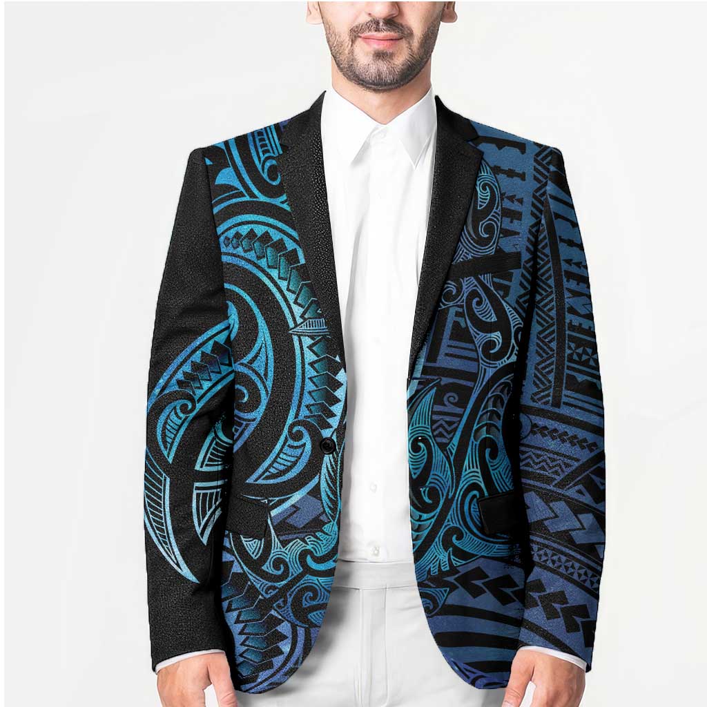 New Zealand Hammerhead Shark Blazer Maori Haehae Mangopare Galaxy - Aussie Hoodie
