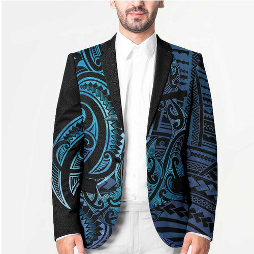 New Zealand Hammerhead Shark Blazer Maori Haehae Mangopare Galaxy - Aussie Hoodie
