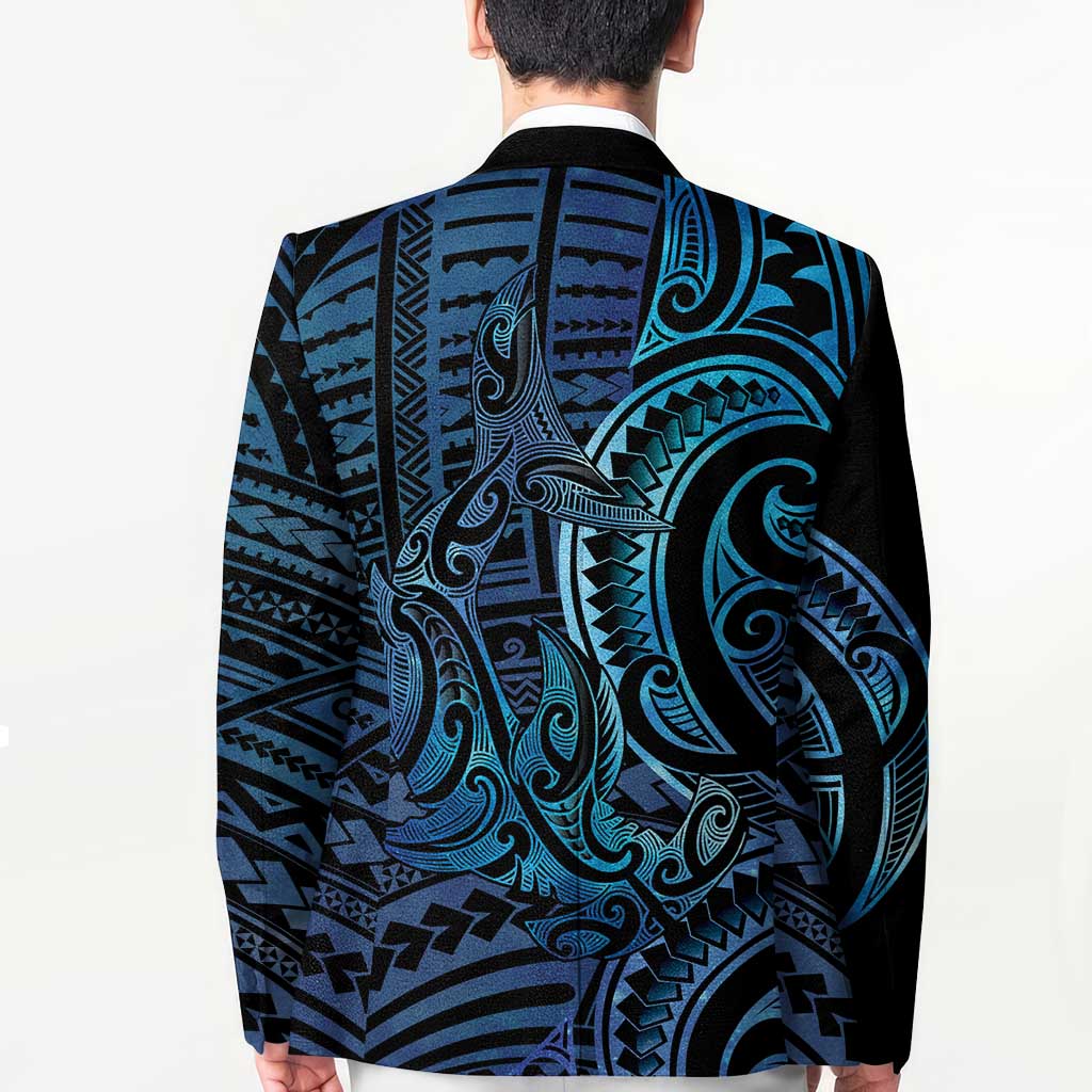 New Zealand Hammerhead Shark Blazer Maori Haehae Mangopare Galaxy - Aussie Hoodie