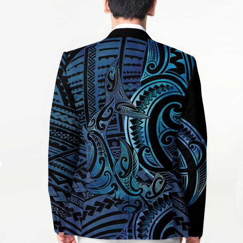 New Zealand Hammerhead Shark Blazer Maori Haehae Mangopare Galaxy - Aussie Hoodie