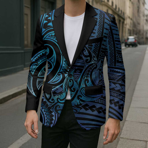 New Zealand Hammerhead Shark Blazer Maori Haehae Mangopare Galaxy - Aussie Hoodie