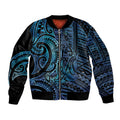 New Zealand Hammerhead Shark Bomber Jacket Maori Haehae Mangopare Galaxy - Aussie Hoodie