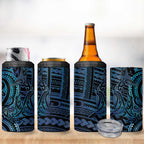New Zealand Hammerhead Shark 4 in 1 Can Cooler Tumbler Maori Haehae Mangopare Galaxy - Aussie Hoodie