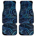 New Zealand Hammerhead Shark Car Mats Maori Haehae Mangopare Galaxy - Aussie Hoodie