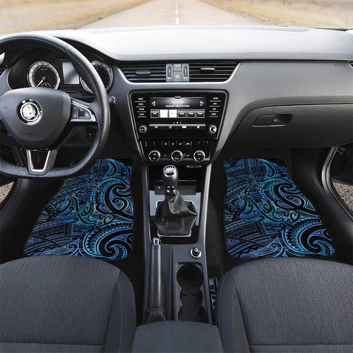 New Zealand Hammerhead Shark Car Mats Maori Haehae Mangopare Galaxy - Aussie Hoodie