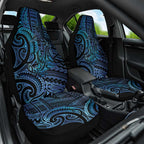 New Zealand Hammerhead Shark Car Seat Cover Maori Haehae Mangopare Galaxy - Aussie Hoodie