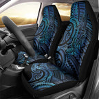 New Zealand Hammerhead Shark Car Seat Cover Maori Haehae Mangopare Galaxy - Aussie Hoodie