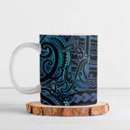New Zealand Hammerhead Shark Ceramic Mug Maori Haehae Mangopare Galaxy - Aussie Hoodie