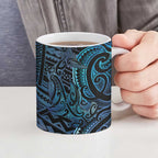 New Zealand Hammerhead Shark Ceramic Mug Maori Haehae Mangopare Galaxy - Aussie Hoodie