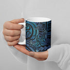 New Zealand Hammerhead Shark Ceramic Mug Maori Haehae Mangopare Galaxy - Aussie Hoodie