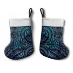 New Zealand Hammerhead Shark Christmas Stocking Maori Haehae Mangopare Galaxy - Aussie Hoodie