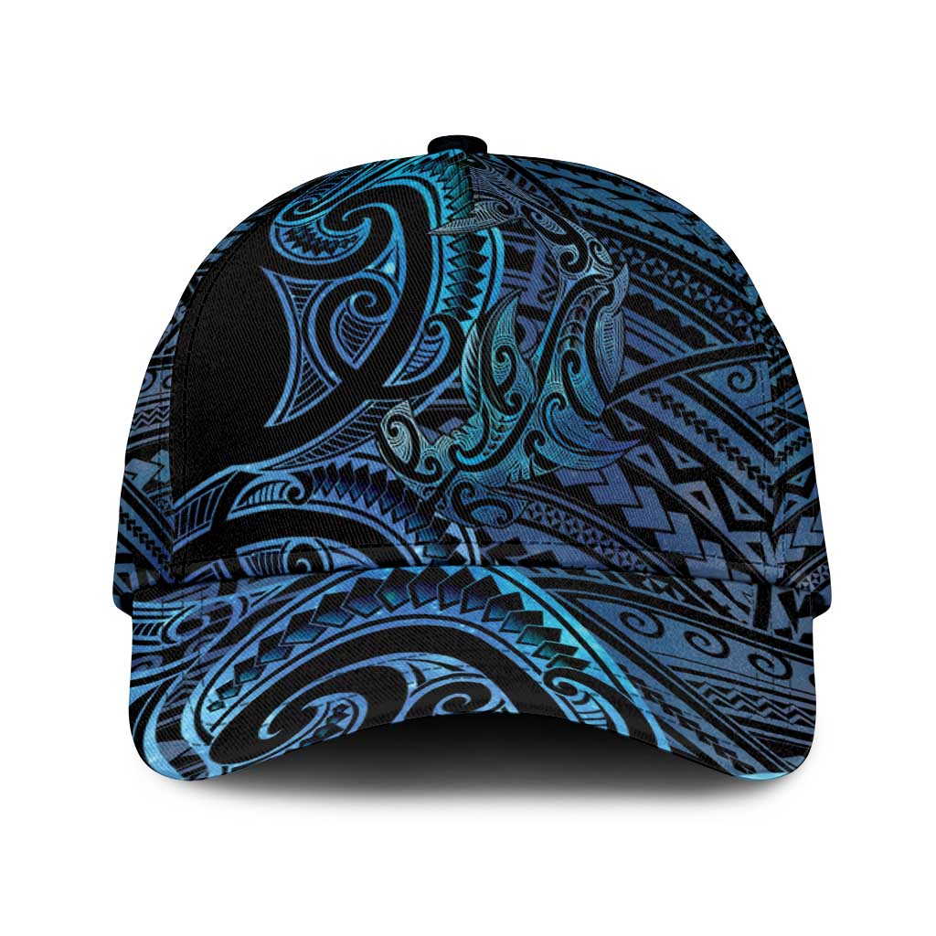New Zealand Hammerhead Shark Classic Cap Maori Haehae Mangopare Galaxy - Aussie Hoodie