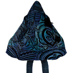 New Zealand Hammerhead Shark Cloak Maori Haehae Mangopare Galaxy - Aussie Hoodie