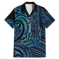 New Zealand Hammerhead Shark Family Matching Mermaid Dress and Hawaiian Shirt Maori Haehae Mangopare Galaxy - Aussie Hoodie
