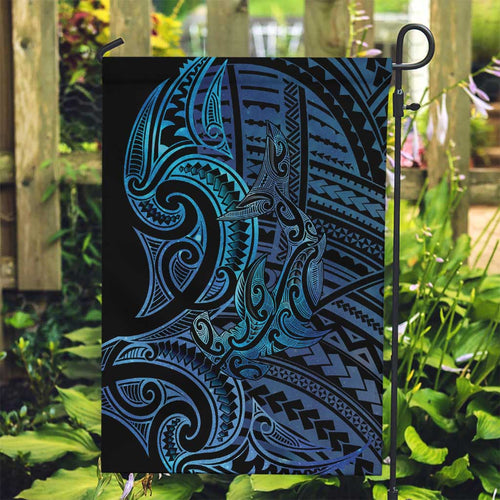 New Zealand Hammerhead Shark Garden Flag Maori Haehae Mangopare Galaxy - Aussie Hoodie