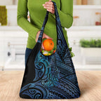 New Zealand Hammerhead Shark Grocery Bag Maori Haehae Mangopare Galaxy - Aussie Hoodie