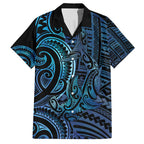 New Zealand Hammerhead Shark Hawaiian Shirt Maori Haehae Mangopare Galaxy - Aussie Hoodie