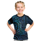 New Zealand Hammerhead Shark Kid T Shirt Maori Haehae Mangopare Galaxy - Aussie Hoodie
