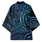 New Zealand Hammerhead Shark Kimono Maori Haehae Mangopare Galaxy - Aussie Hoodie