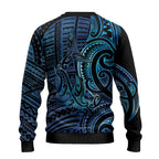 New Zealand Hammerhead Shark Ugly Christmas Sweater Maori Haehae Mangopare Galaxy - Aussie Hoodie