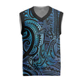 New Zealand Hammerhead Shark Christmas Knitted V-Neck Vest Maori Haehae Mangopare Galaxy - Aussie Hoodie