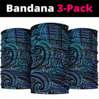 New Zealand Hammerhead Shark Neck Gaiter Maori Haehae Mangopare Galaxy - Aussie Hoodie