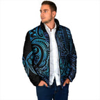 New Zealand Hammerhead Shark Padded Jacket Maori Haehae Mangopare Galaxy - Aussie Hoodie