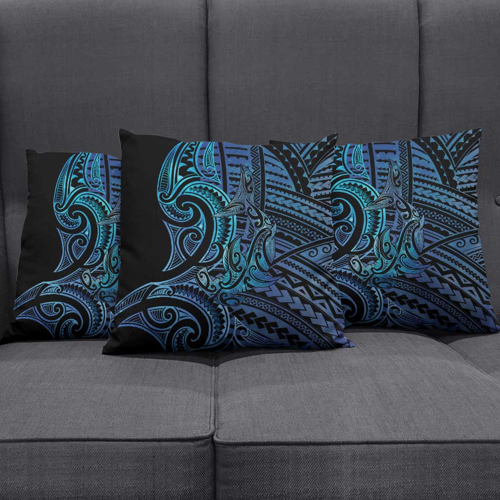 New Zealand Hammerhead Shark Pillow Cover Maori Haehae Mangopare Galaxy - Aussie Hoodie