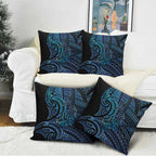 New Zealand Hammerhead Shark Pillow Cover Maori Haehae Mangopare Galaxy - Aussie Hoodie