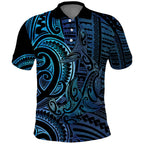 New Zealand Hammerhead Shark Polo Shirt Maori Haehae Mangopare Galaxy - Aussie Hoodie